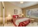 Cozy bedroom with large window providing natural light and stylish furnishings at 9201 Yucca Blossom Dr, Las Vegas, NV 89134