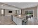 Spacious kitchen island with open floor plan at 9947 Tucket Point Ct, Las Vegas, NV 89178