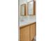 The bathroom vanity features wood cabinets at 4630 Pratt Way, Las Vegas, NV 89147