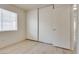 The bedroom features modern floors and closet at 4630 Pratt Way, Las Vegas, NV 89147
