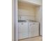 This home features a laundry room with newer washer and dryer at 4630 Pratt Way, Las Vegas, NV 89147