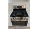 Close-up of a stainless steel gas stove with a sleek design and modern features at 6449 Elizabethtown Ave, Las Vegas, NV 89110