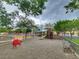 Community playground area with swings, slides and a shaded seating area at 6621 Churnet Valley Ave, Las Vegas, NV 89139
