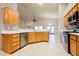 Open concept kitchen featuring stainless steel appliances and eat-in nook at 1598 Cowboy Chaps Pl, Henderson, NV 89002