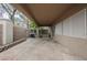 Large covered patio with tiled flooring, great for outdoor dining and shaded relaxation at 1598 Cowboy Chaps Pl, Henderson, NV 89002