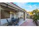 View of back patio and a dining table at 2253 Van Gogh Dr, Henderson, NV 89074