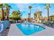 Community pool with crystal clear blue water and ample space to relax at 2253 Van Gogh Dr, Henderson, NV 89074