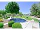 Inviting community park with walking paths, benches, and a playground for to enjoy at 949 Bayberry Ridge St, Henderson, NV 89052