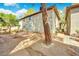 Exterior view of backyard at 5576 W Rochelle Ave # 9C, Las Vegas, NV 89103