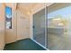 Enclosed patio featuring tile flooring and exterior storage space at 5710 E Tropicana Ave # 1184, Las Vegas, NV 89122