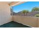 Enjoy outdoor living on this private patio with views of desert landscaping at 5710 E Tropicana Ave # 1184, Las Vegas, NV 89122