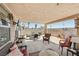 Covered patio offers an outdoor seating area, and outdoor TV at 5580 Lonesome Biker Ln, Las Vegas, NV 89113