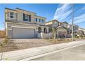 Beautiful two-story home with a spacious two car garage and brick driveway at 2705 Cava Tirreni St, Henderson, NV 89044