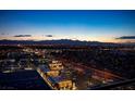 Stunning city view at twilight showcasing distant mountains at 4381 W Flamingo Rd # 1905, Las Vegas, NV 89103