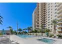 Resort-style pool with lounge chairs and spa at 8255 S Las Vegas Blvd # 1521, Las Vegas, NV 89123