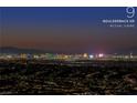 Breathtaking aerial view of Las Vegas at night at 9 Boulderback Dr, Henderson, NV 89012