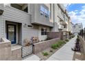 Modern home exterior with private patio and walkway at 651 Sentinel Spire St, Las Vegas, NV 89138