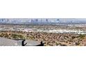Expansive city view showcasing the Las Vegas skyline from a residential neighborhood at 510 Duvet Ct, Henderson, NV 89012