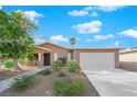 Charming single-story home with a two-car garage and well-maintained landscaping at 4657 Warner Pl, Las Vegas, NV 89115
