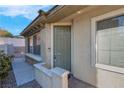 Front entrance with walkway and landscaping at 3532 Labrusca Vines Ct, North Las Vegas, NV 89081