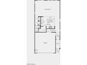 First-floor floor plan featuring kitchen, great room, garage, and porch at 7116 Parkallen Ave, Las Vegas, NV 89113