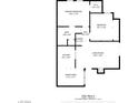 Condo floor plan showing a 884 sq ft layout at 3790 Shirebrook Dr # 98, Las Vegas, NV 89115