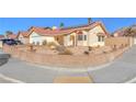 House exterior showcasing landscaping and curb appeal at 1550 Desertaire Way, Las Vegas, NV 89110