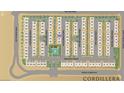 Cordillera community map showing home locations, streets, and amenities at 655 Agate Bridge St, Las Vegas, NV 89138