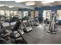 Community gym with various exercise equipment at 7255 W Sunset Rd # 2046, Las Vegas, NV 89113