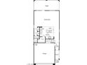 Detailed floorplan showing the layout of the first floor, including the garage and kitchen at 1558 Rock Kestrel St, Las Vegas, NV 89138