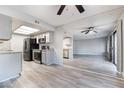 Modern kitchen featuring stainless steel appliances and granite countertops at 1865 Apricot Ct, Henderson, NV 89014