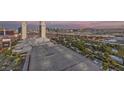 Aerial view of parking lot and surrounding buildings near the property at 4381 W Flamingo Rd # 5103, Las Vegas, NV 89103