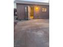 Small patio with access to a studio apartment at 609 W Victory Rd, Henderson, NV 89015