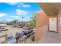 View from balcony showing parking and building at 4730 E Craig Rd # 2158, Las Vegas, NV 89115