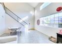 Bright dining area with white table and chairs at 5476 Green Horn St, Las Vegas, NV 89118