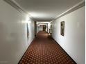 Clean condo hallway with patterned carpet at 730 S Royal Crest Cir # 445, Las Vegas, NV 89169