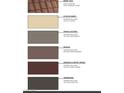 Image showing exterior finishes including roof tile, stucco and trim colors at 79 Tardando Ave, Henderson, NV 89015