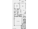 Two-story home floor plan featuring 5 bedrooms, 3 bathrooms, and a 2-car garage at 79 Tardando Ave, Henderson, NV 89015