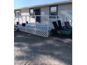 Relaxing back deck with seating area and views at 1450 Fern St, Pahrump, NV 89060