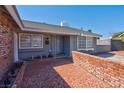 House exterior with brick walkway and landscaping at 821 Mar Jay Ct, Las Vegas, NV 89107