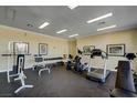 Well-equipped fitness center with various exercise machines and weights for residents' health and wellness at 1701 King James St # 101, Las Vegas, NV 89144