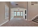 Spacious dining area with hardwood floors and large windows at 316 Pleasant Summit Dr, Henderson, NV 89012