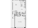 First floor plan showcasing a 2-car garage, great room, kitchen, and dining area at 334 Taylor St, Henderson, NV 89015
