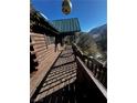 Spacious deck with mountain views and partial home view at 302 Kris Kringle Rd, Las Vegas, NV 89124