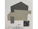 Exterior color scheme featuring gray and beige stucco at 4380 E Brusca Way, Pahrump, NV 89061