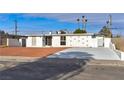 Ranch style home with a well-manicured front yard at 3108 Emmons St, North Las Vegas, NV 89030