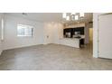 Open concept dining area with tile flooring and view of kitchen at 746 Chopin Hills St, Henderson, NV 89011