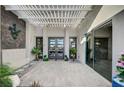 Elegant entryway with a covered patio and double doors at 8104 Via Del Cerro Ct, Las Vegas, NV 89117