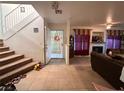 Two-story home with tiled entryway and staircase at 508 Sarajane Ln, Las Vegas, NV 89107