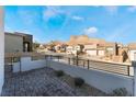 Landscaped front patio with mountain views at 11707 Hatchling Ave, Las Vegas, NV 89138